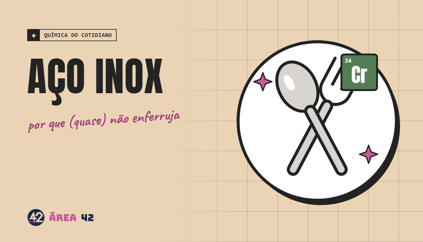 Capa ilustrada: Aço inox: por que (quase) não enferruja